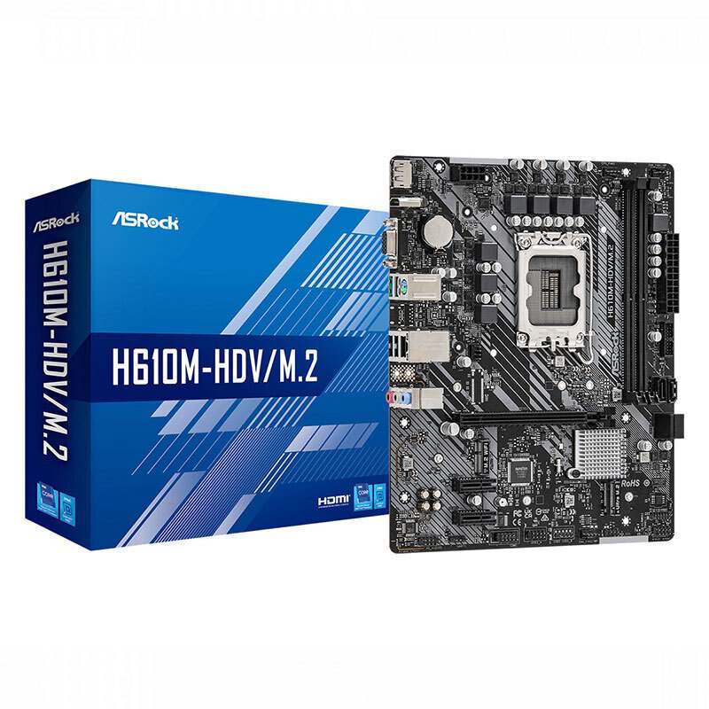 ΜητρικήAsrockH610M-HDV/M.2R2.0(H610/DDR4/1700)